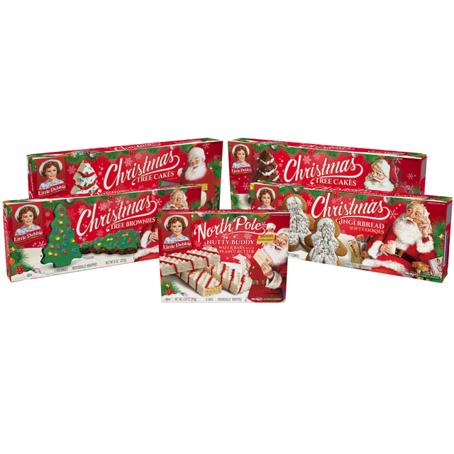 Little Debbie Xmas Bakery Variety Pack, Christmas Tree & Gingerbread