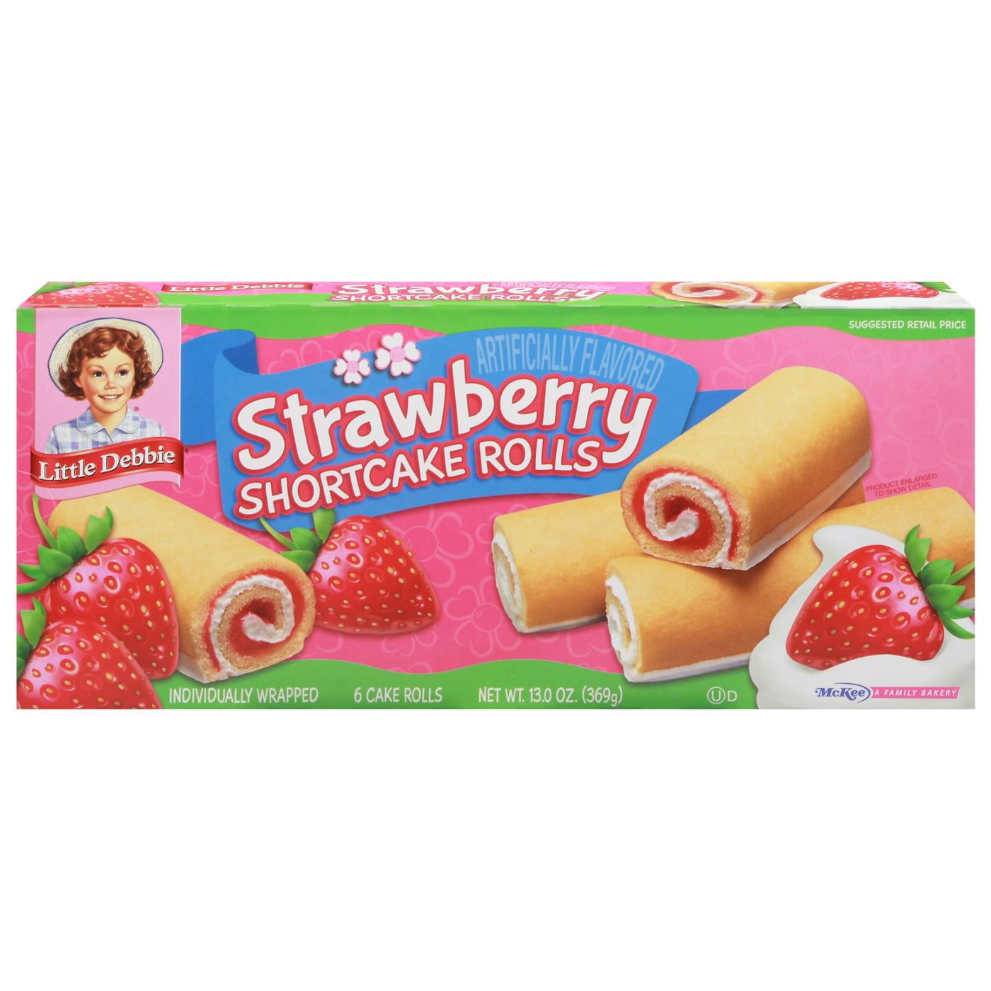Little Debbie Strawberry Shortcake Rolls 6 ct