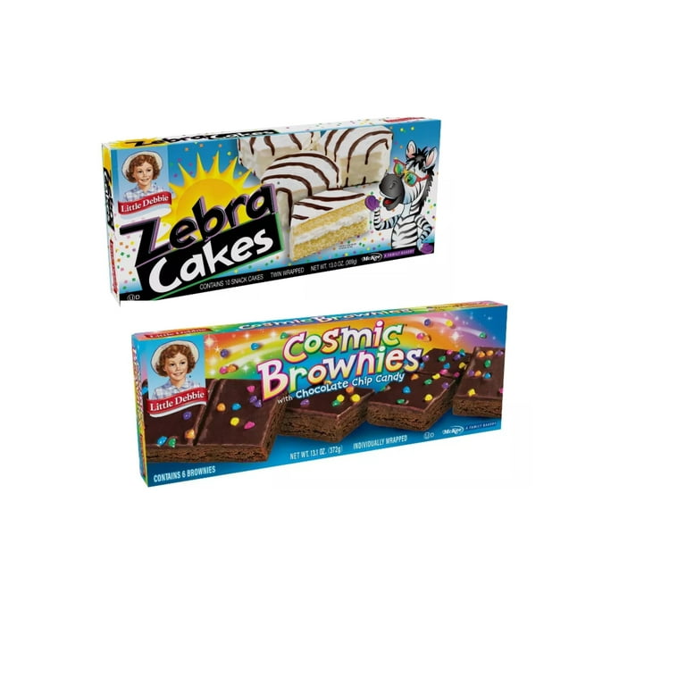 Little Debbie Combo: Zebra Cakes & Cosmic Brownies Snack Delight