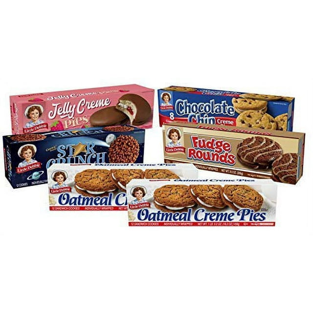 Little Debbie Cookie Variety Pack, 2 Boxes Of Oatmeal Creme Pies, 1 Box