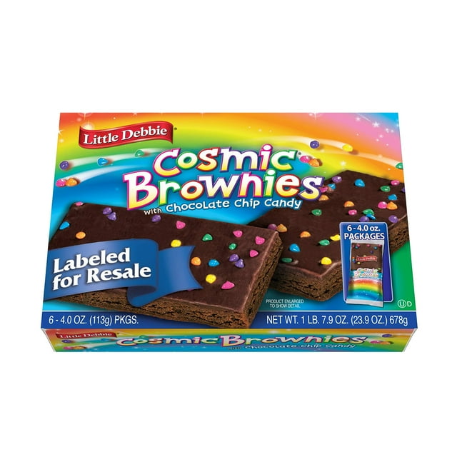 Little Debbie Cosmic Brownie SingleServe Caddie, Chocolate, 4 Ounce