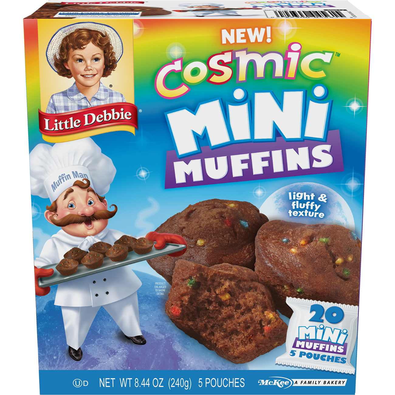 Little Debbie Cosmic Mini Muffins, 8.44 oz