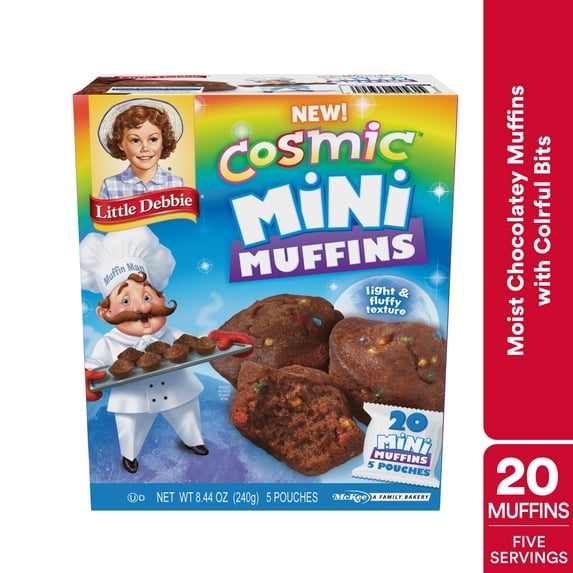 Snack Cakes, Little Debbie Family Pack Mini Muffins (Cosmic)