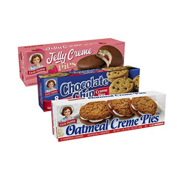 Little Debbie Crme Pie Variety Bundle, 2 Boxes Each