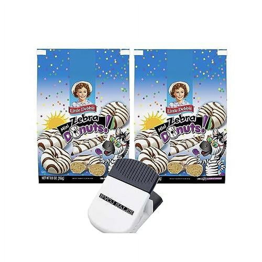 Little Debbie Donuts Snack Pack (White Striped, ReCloseable Bag 10 Oz