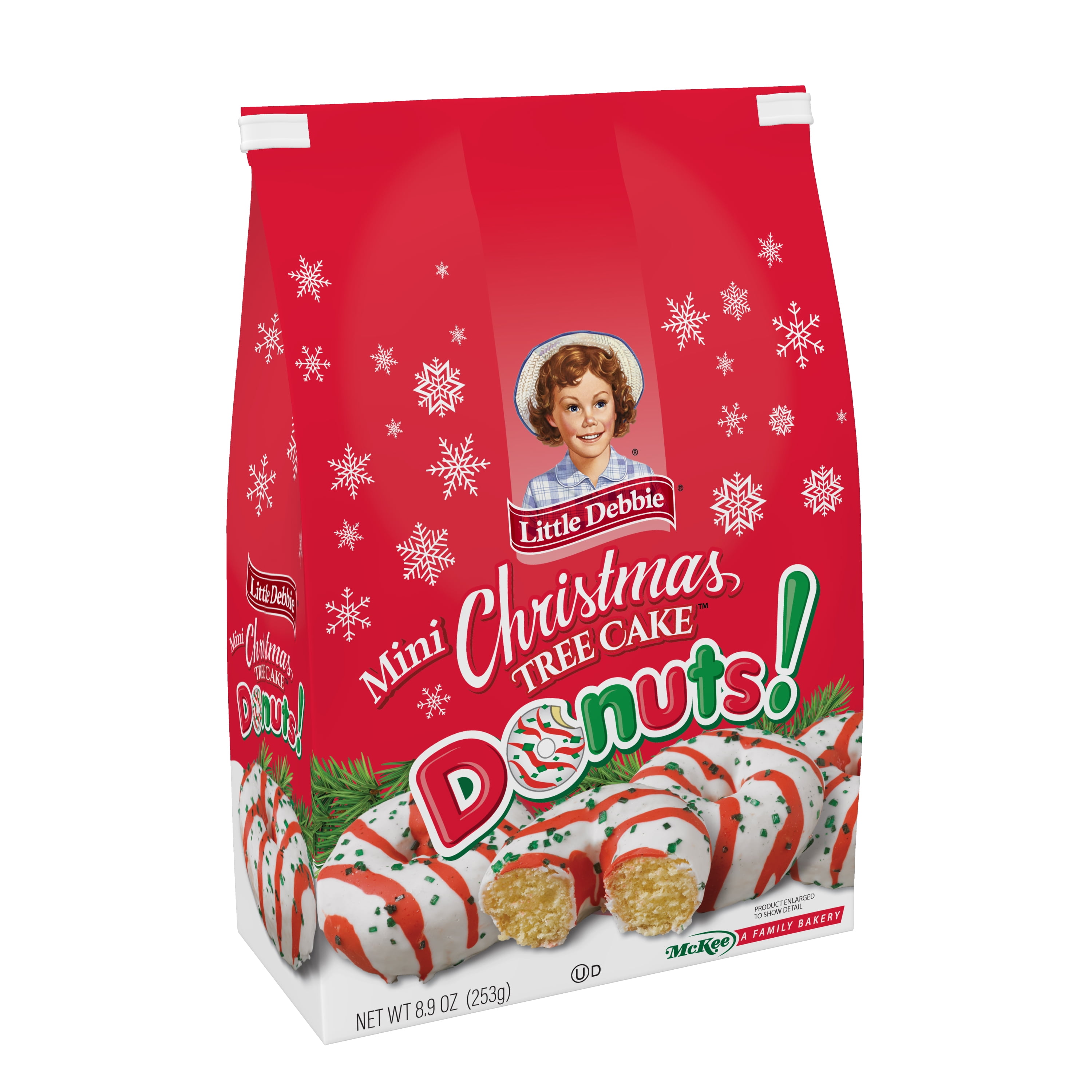 Little Debbie Christmas Tree Bagged Mini Donuts, 8.9 oz - Walmart.com