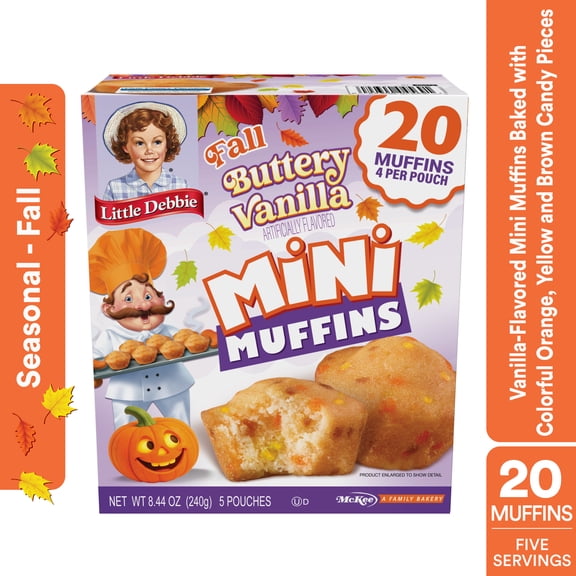Little Debbie Family Pack Fall Mini Muffins (Buttery Vanilla)