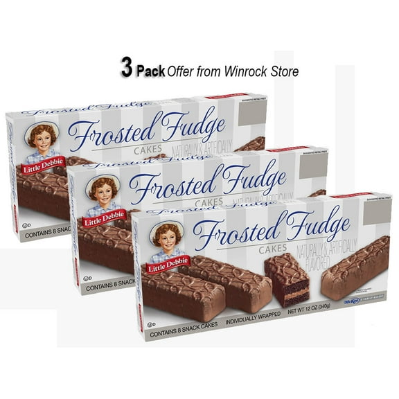 Little Debbie Frosted Fudge Cakes, 8 Count, 12 oz (3 Pack) Offer from Winrock Store