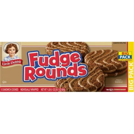 Little Debbie Fudge Rounds Big Pack - 2 oz - 12 ct
