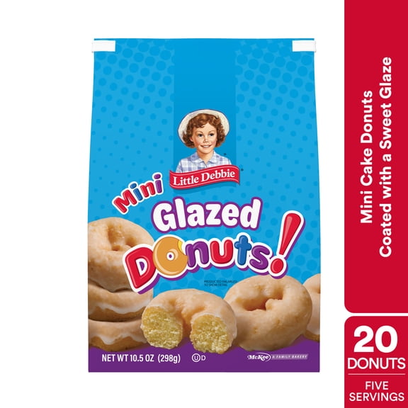 Little Debbie Glazed Mini Donuts, 10.5 oz