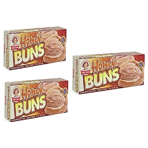Little Debbie Honey Buns 3 Boxes 18 Honeybuns
