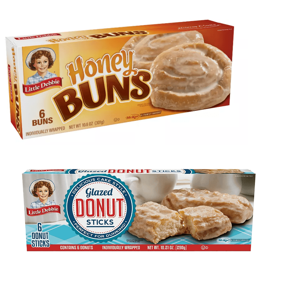 Little Debbie® Honey Buns, 6 ct, 10.6 oz + Little Debbie® Donut Sticks ...