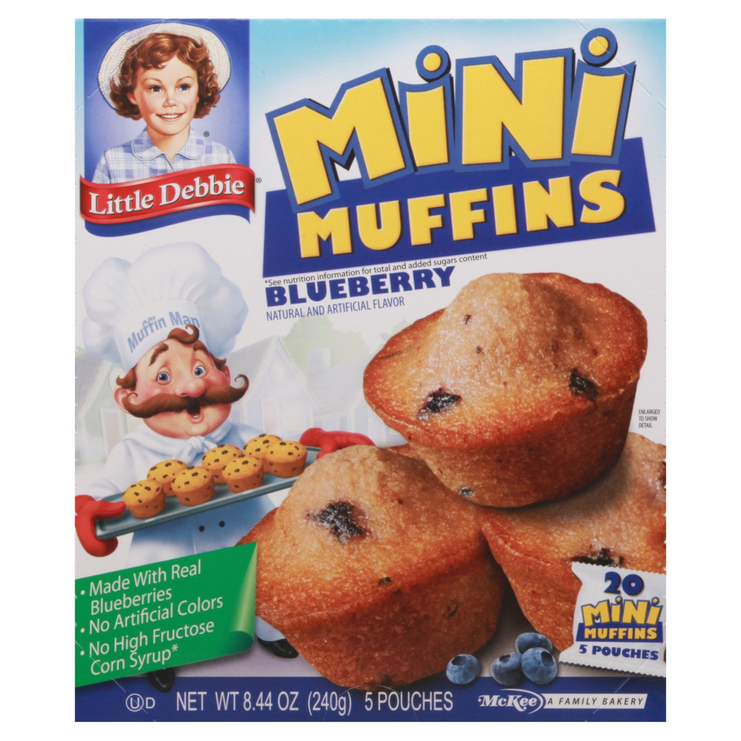 Little Debbie Muffins Little Blueberry 8.27 oz