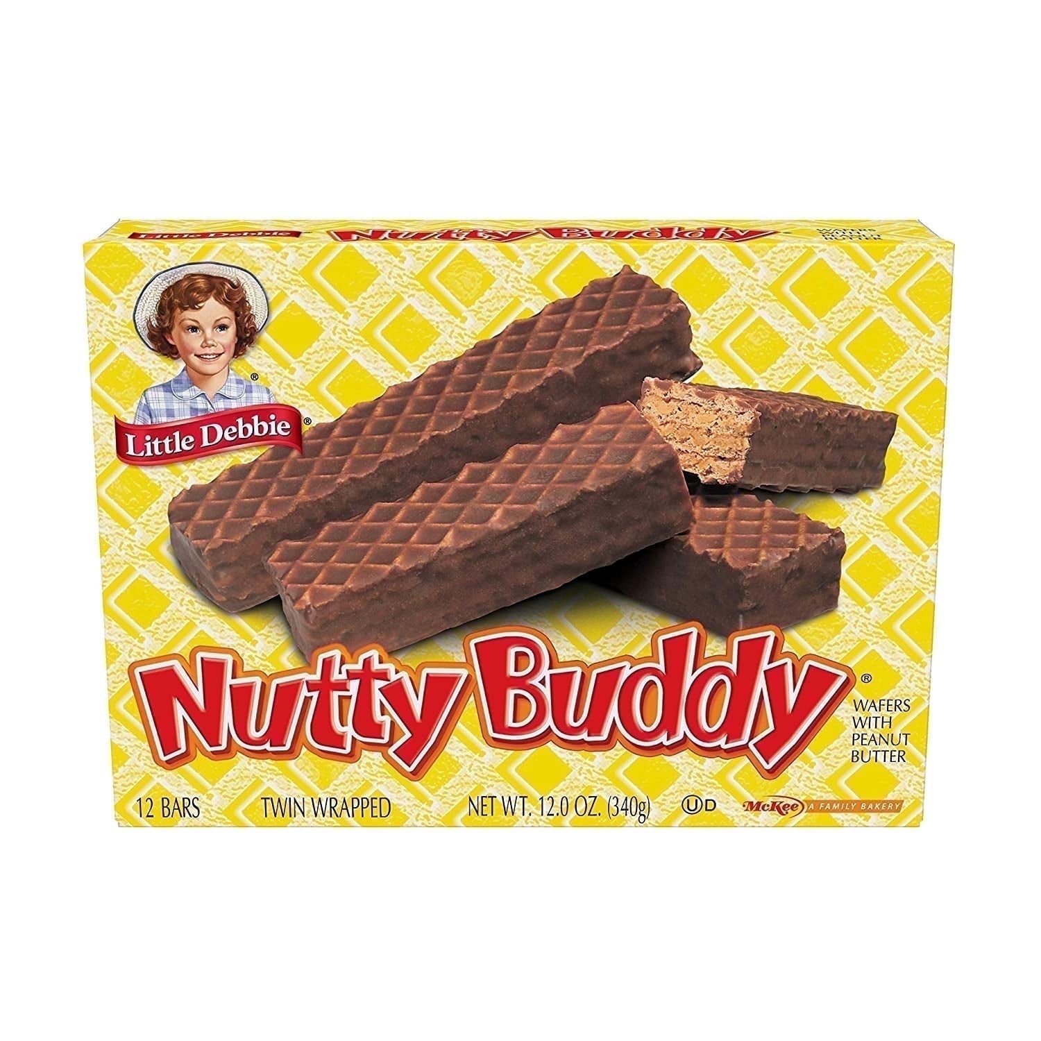 Little Debbie Nutty Bars (12 Count) Crispy wafers layered with peanut