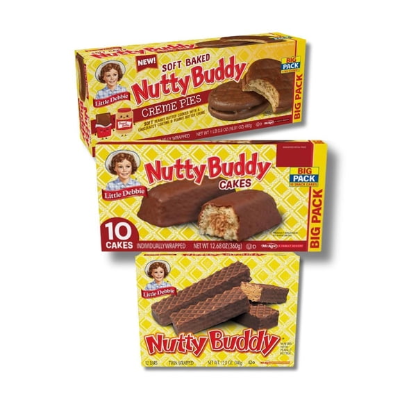 Little Debbie Nutty Buddy Bundle Variety Pack, 3 Boxes