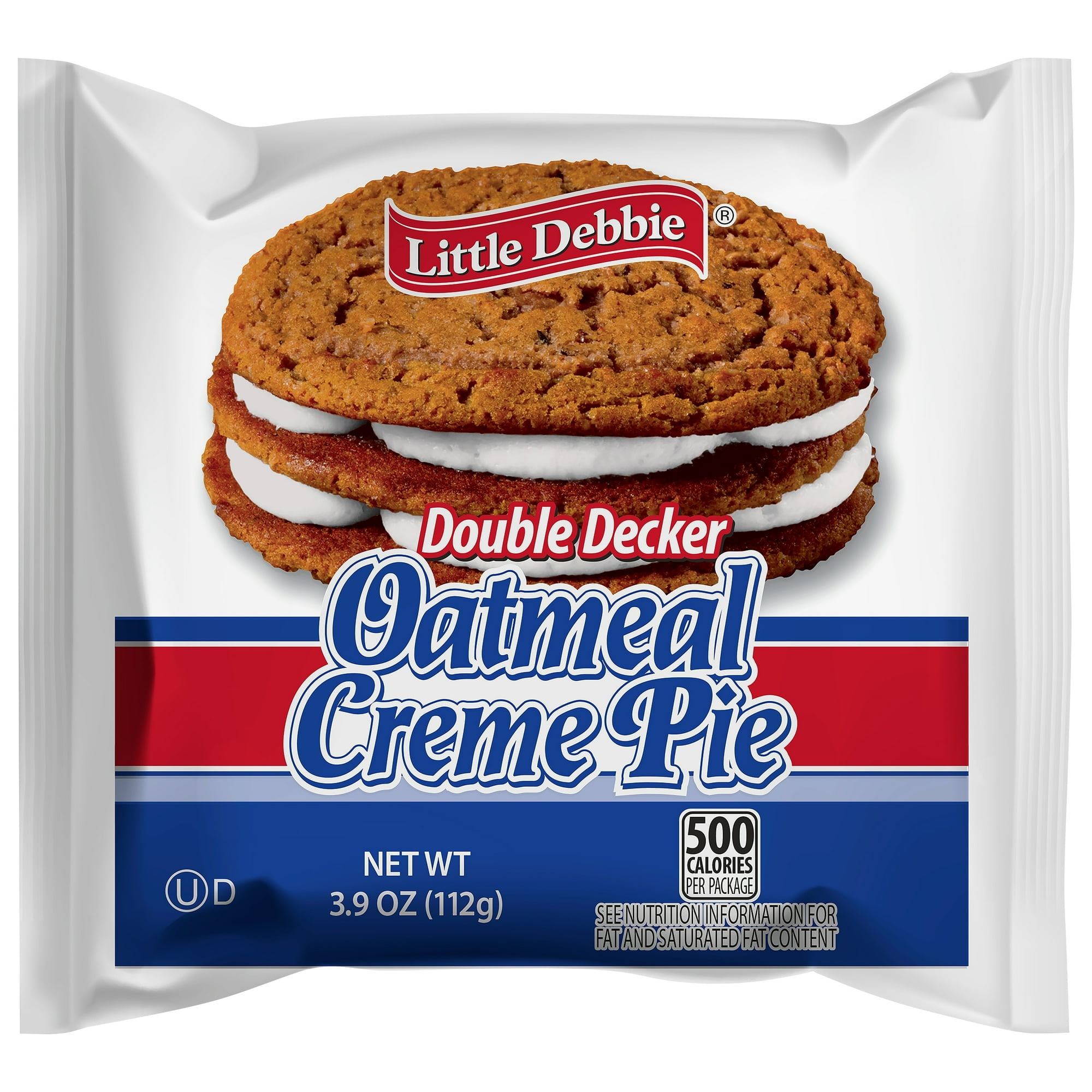 Little Debbie Oatmeal Creme Pie 3.9 oz (Pack of 6)