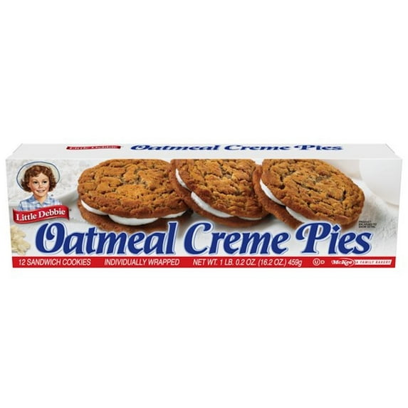 Little Debbie Oatmeal Creme Pies, 12 count, 3 Pack