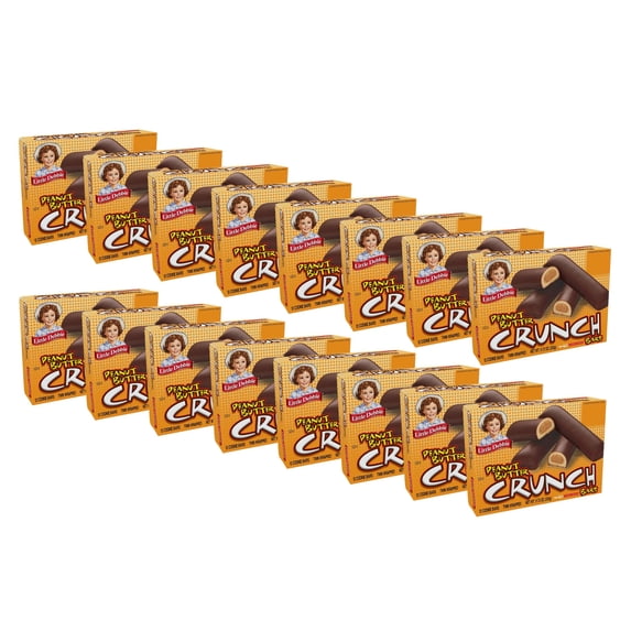 Little Debbie Peanut Butter Crunch Bars 11.72 Oz (16 Boxes)