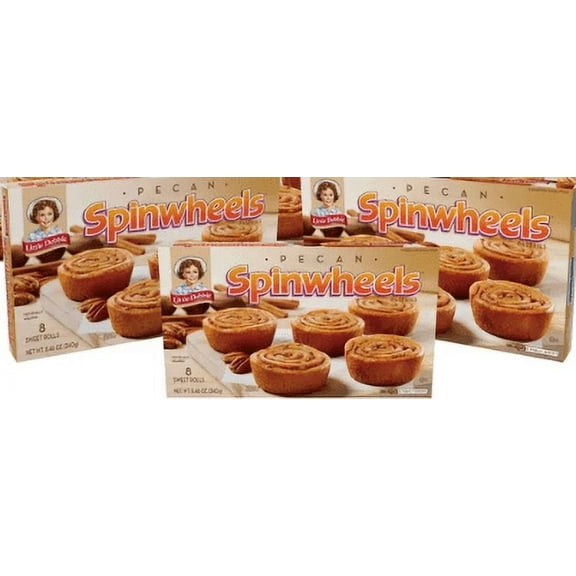 Little Debbie Pecan Spinwheels, 8 ct, 8.46 oz pack of 3