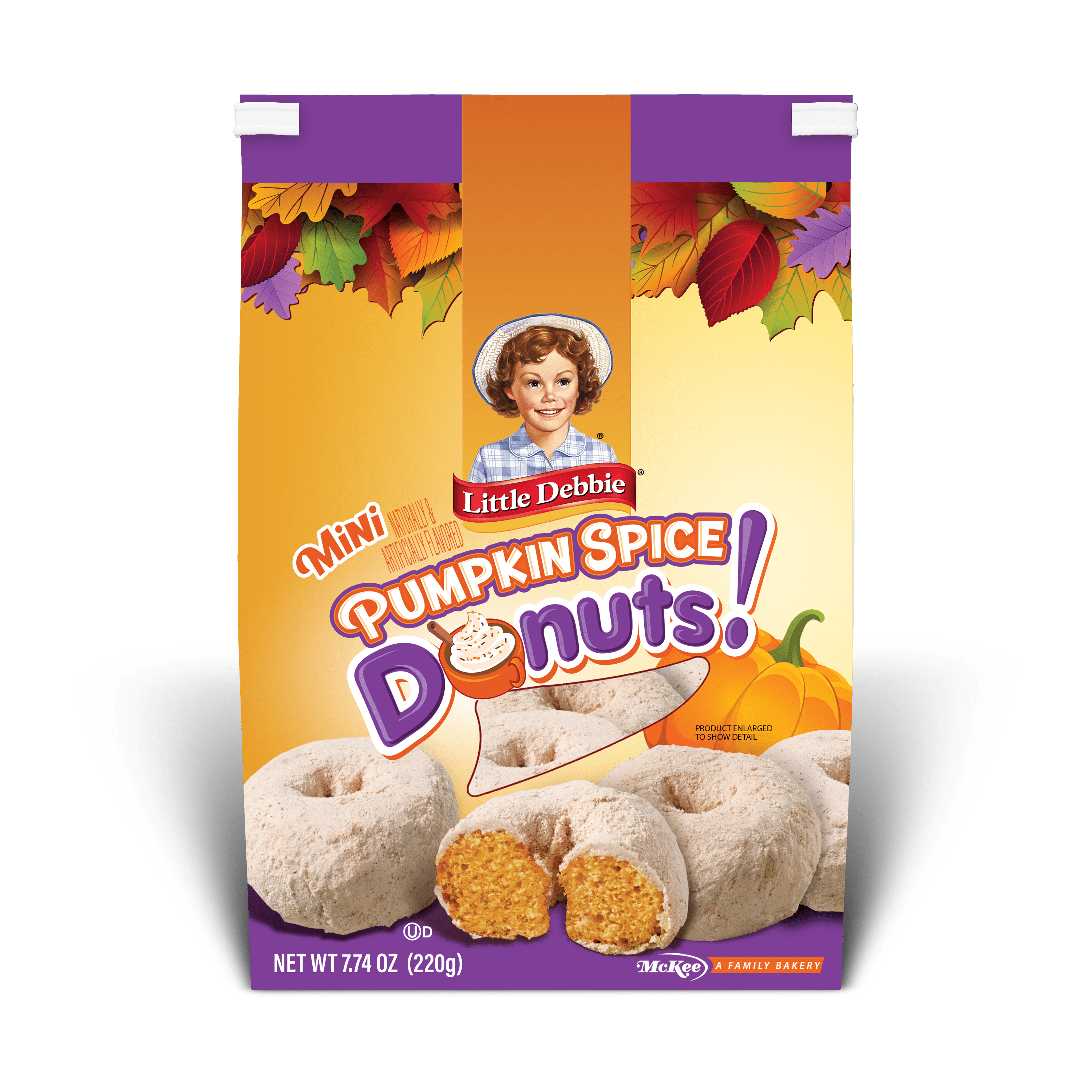 Little Debbie Pumpkin Spice Mini Donuts, 7.74 oz