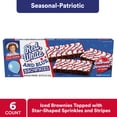 thumbnail image 1 of Little Debbie Red, White & Blue Iced Brownies, 6 ct, 13.10 oz, 1 of 5