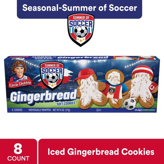 Snack Cakes, Little Debbie Family Pack Gingerbread Cookies