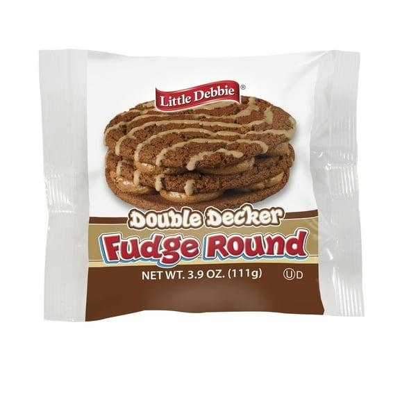 Little Debbie Single Serve Fudge Round (Double Decker), 3.9 oz