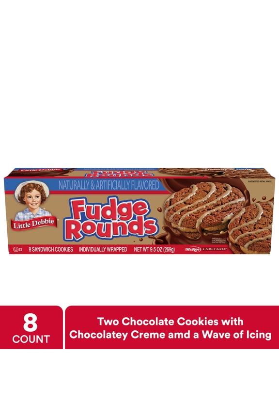 Snacks Fudge Rounds, 8ct