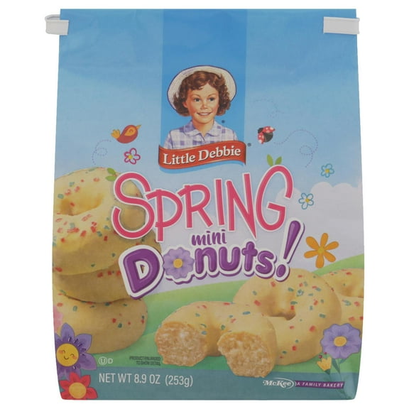 Little Debbie Spring Mini Donuts - 8.9 oz- Pack of 2