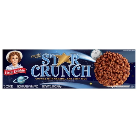 Little Debbie® Star Crunch® Cosmic® Caramel and Crisp Rice Cookies-2 pack