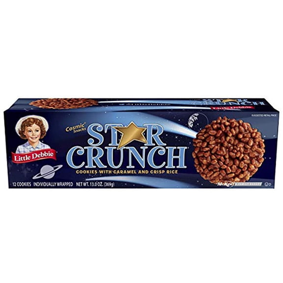 Little Debbie Star Crunch Cosmic Snacks - 12 CT 2pk