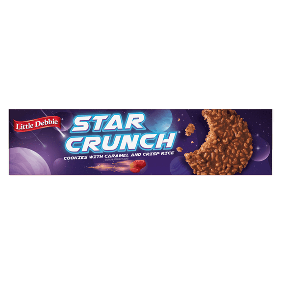 Little Debbie Star Crunch Cosmic Snacks, 13 oz (12 count)