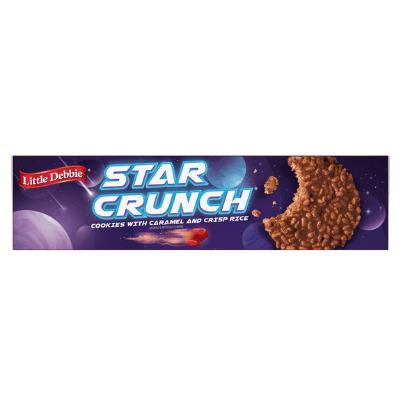 Little Debbie Star Crunch Cosmic Snacks, 13 oz (12 count)
