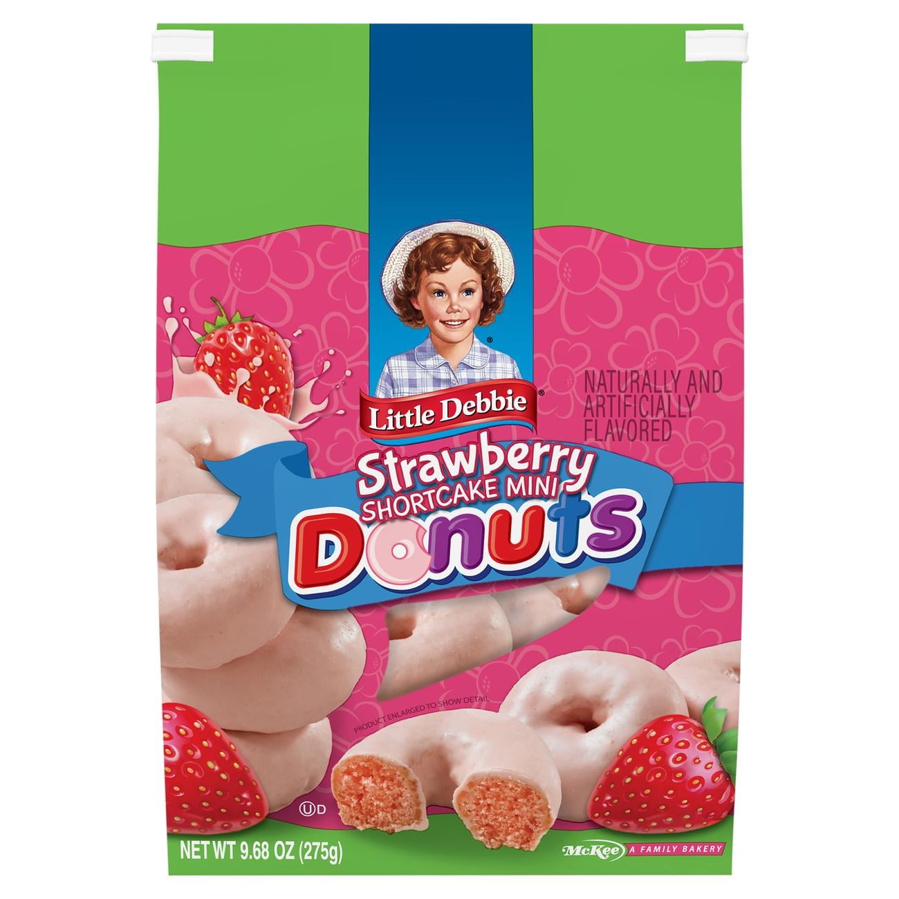 Little Debbie Strawberry Shortcake Mini Donuts 9.68 oz