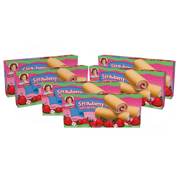 Little Debbie Strawberry Shortcake Rolls, 6 Boxes