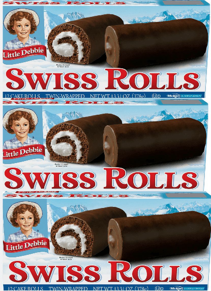 Little Debbie Swiss Rolls 12ct/13.31oz pack of 3