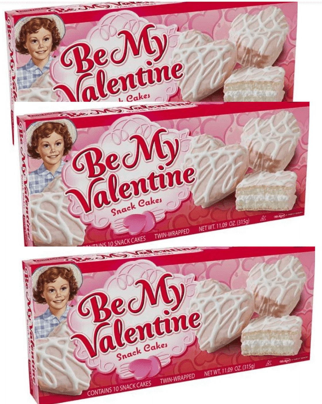 Little Debbie Vanilla Be My Valentine Snack Cakes 3pk