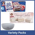 thumbnail image 1 of Little Debbie Variety Pack Red White Blue Chocolate Cakes & Fancy Cakes, with Bowl by OMA, 1 of 5