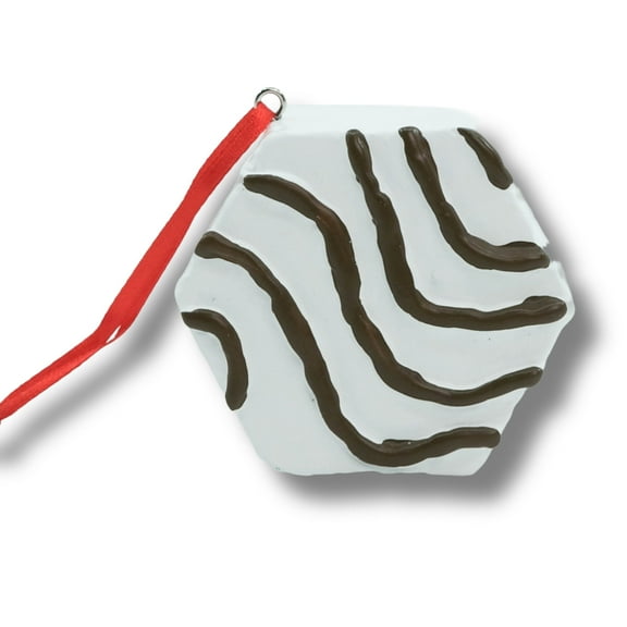 Little Debbie Festive Holiday Zebra Cake Christmas Tree Ornament