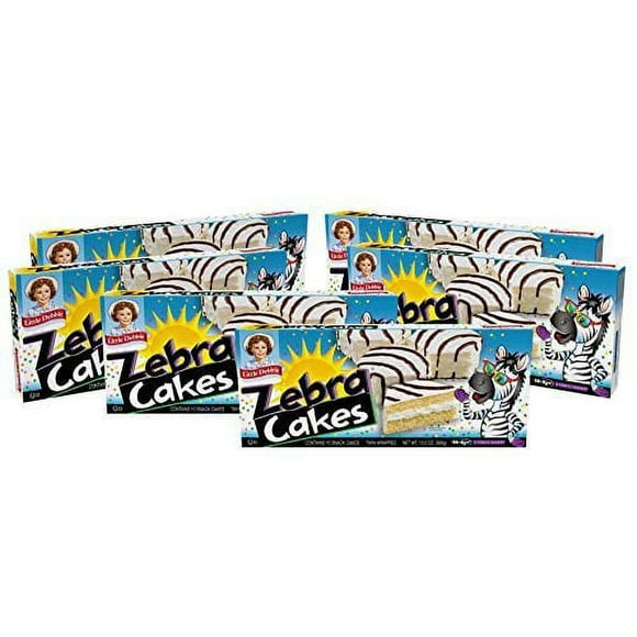 Little Debbie Zebra Cakes, 60 Twin-Wrapped Cakes (6 Boxes).