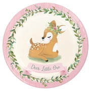 Little Deer First Birthday Paper Plates 24 Count
