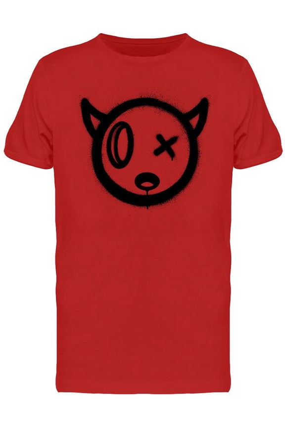 Little Devil Sprayed T-Shirt Men -Image by Shutterstock, Male Large