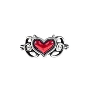 Little Devils Blood Heart Ring - Size 7