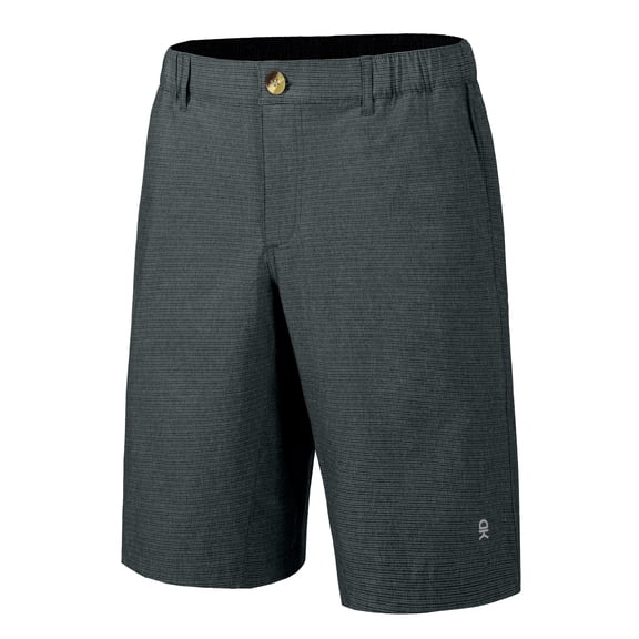 Little Donkey Andy 12 Inch Inseam Golf Shorts for Men Bermuda Quick Dry Elastic Waist Shorts for Hiking Travel Casual Black M