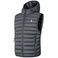 thumbnail image 1 of Little Donkey Andy Boys Winter Puffer Vest Packable Lightweight Faux Down Hooded Sleeveless Jacket Gray XL 150cm 12 Years, 1 of 6