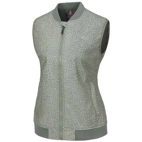 Little Donkey Andy Lightweight Fleece Lined Golf Hiking Vest for Women Waterproof Softshell Running Casual Sleeveless Jacket Khaki Rice XS