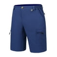 thumbnail image 1 of Little Donkey Andy Men's 10 Inch Quick Dry Cargo Shorts Stretch Lightweight Outdoor Hiking Shorts UPF 50 Deep Blue Size M, 1 of 8