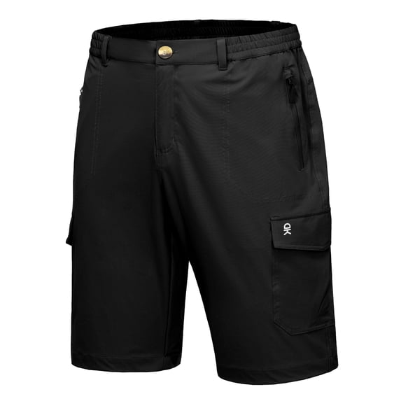 Little Donkey Andy Men's 11 Inch Quick Dry Bermuda Stretch Cargo Shorts Hiking Travel Golf Size L