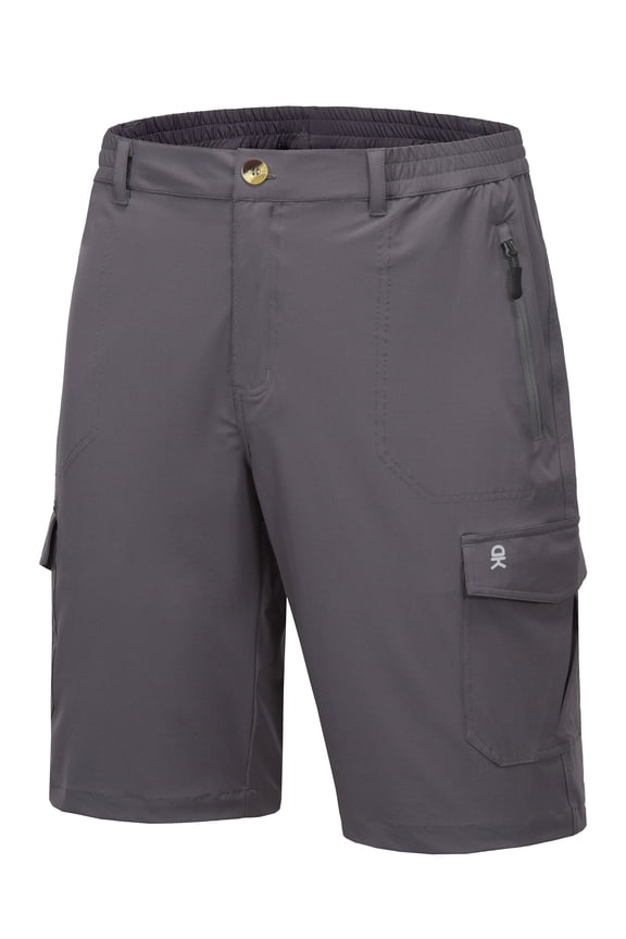 Men's 11 Inch Quick Dry Bermuda Stretch Cargo Shorts Hiking Travel Golf Size M