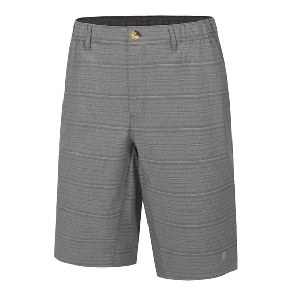 Little Donkey Andy Men’s 12 Inch Bermuda Shorts, UPF 50 Stretch Golf shorts for Casual Travel ( Gray S )